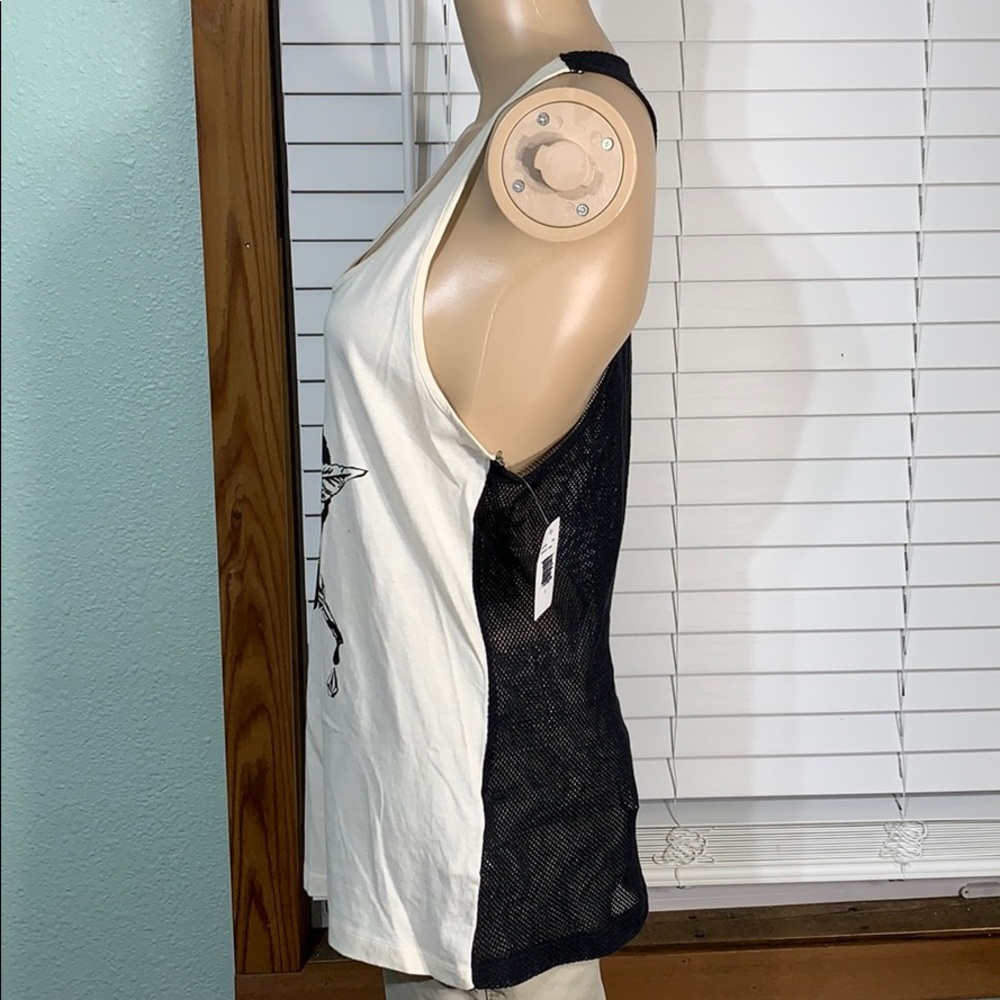 Volcom Mesh Wit U Tank Racerback Large - Picture 2 of 8